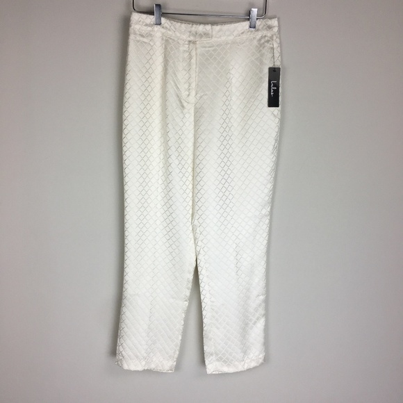 NWT Lulus Geometric Print Satin Pants #7B0391 - Picture 2 of 9